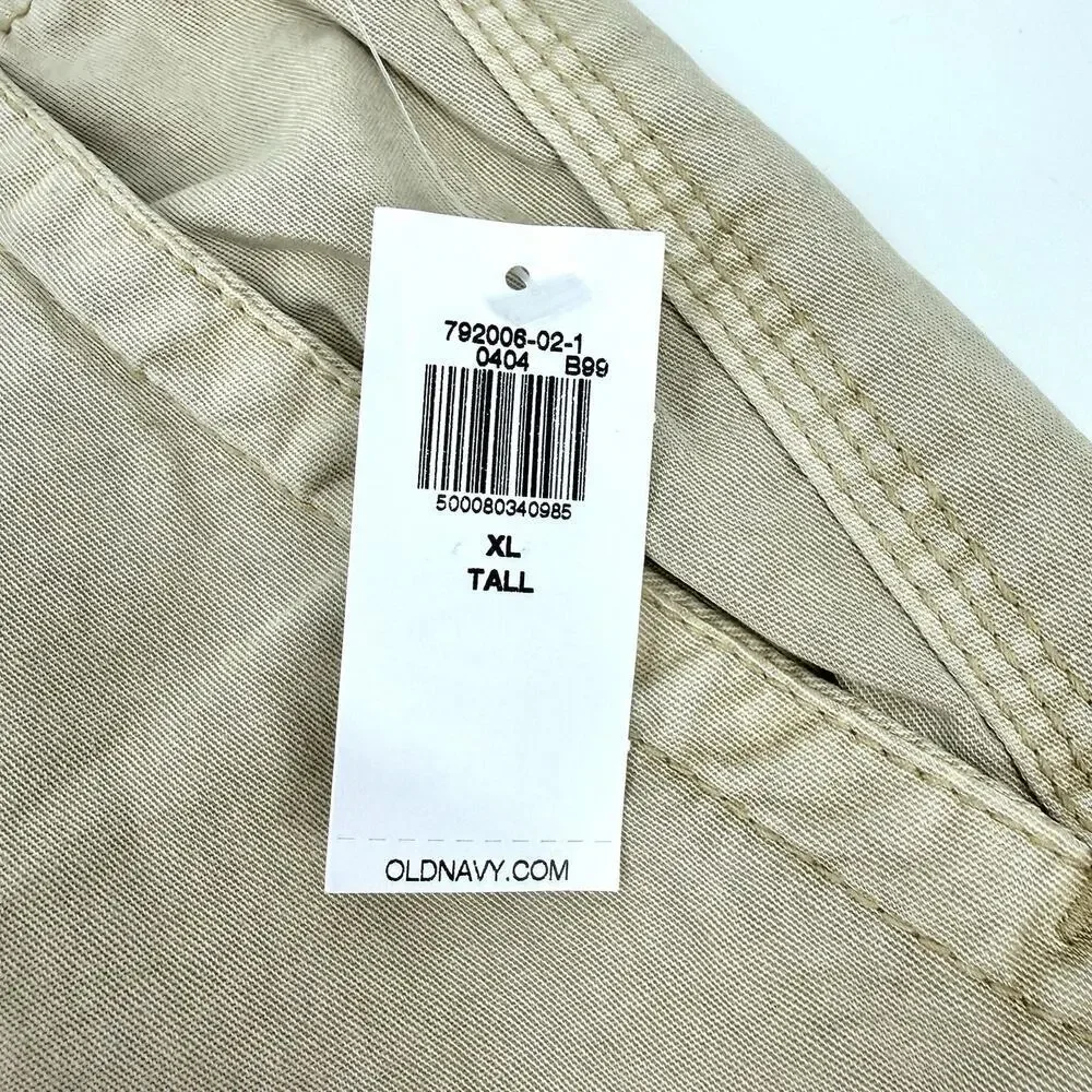 Old Navy High-Waisted OGC Chino Tapered Straight Pants A Stones Throw XL Tall